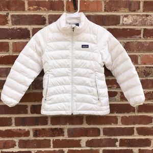 patagonia white down jacket